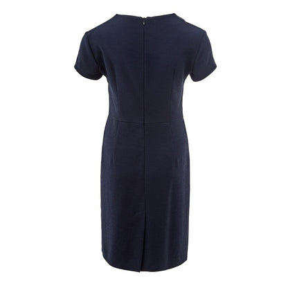 Lardini Elegant Blue Viscose Dress Perfect for Every Occasion