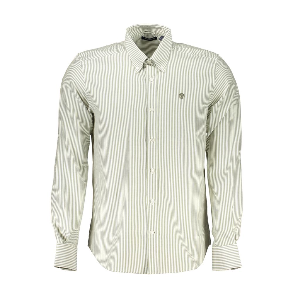 North Sails White Cotton Men Shirt