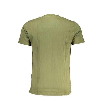 Cavalli Class Green Cotton T-Shirt