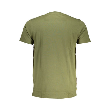 Cavalli Class Green Cotton T-Shirt