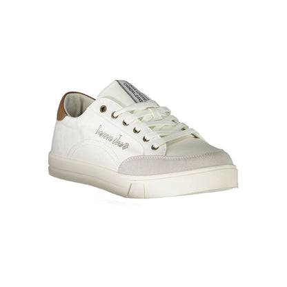 Carrera White Polyester Sneaker