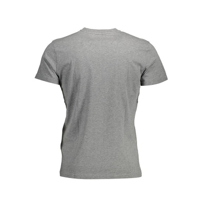 La Martina Gray Cotton Men T-Shirt