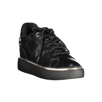 U.S. POLO ASSN. Black Polyester Women Sneaker