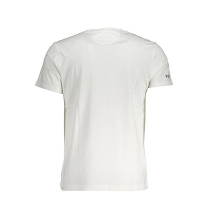 La Martina White Cotton Men T-Shirt