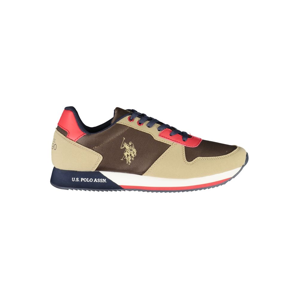 U.S. POLO ASSN. Brown Polyester Men Sneaker