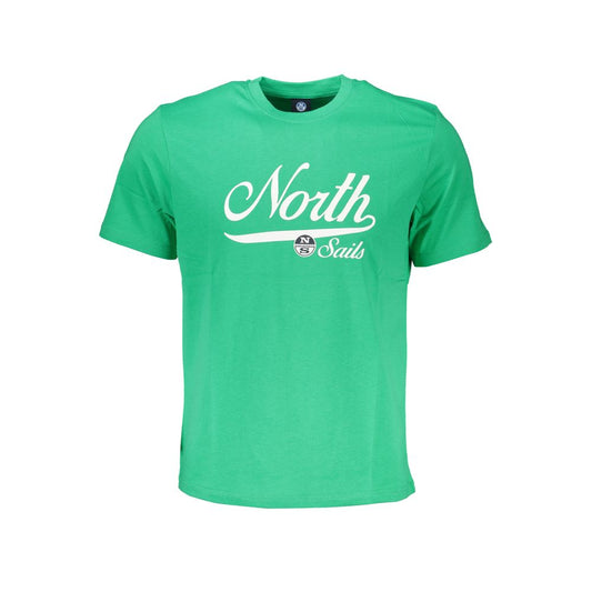 North Sails Green Cotton T-Shirt