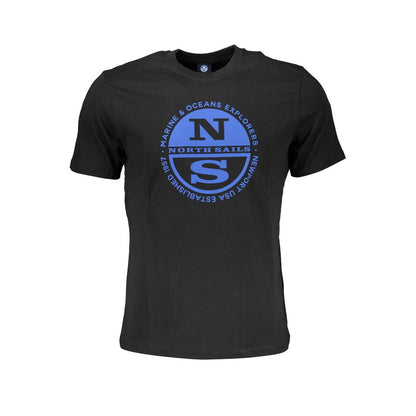 North Sails Black Cotton T-Shirt