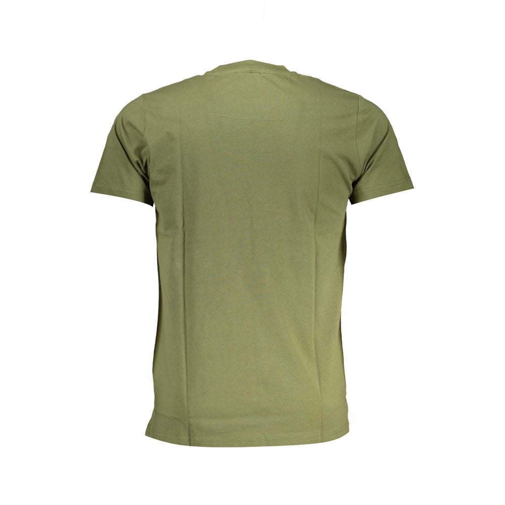 Cavalli Class Green Cotton T-Shirt