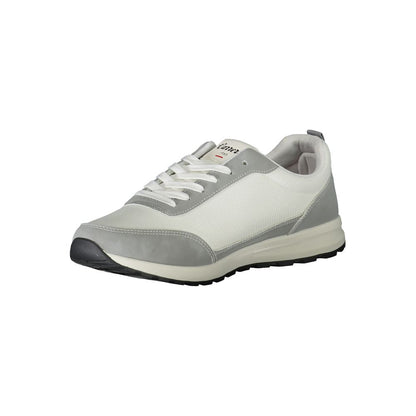 Carrera White Polyester Sneaker