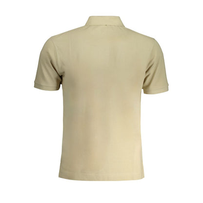 La Martina Beige Cotton Polo Shirt