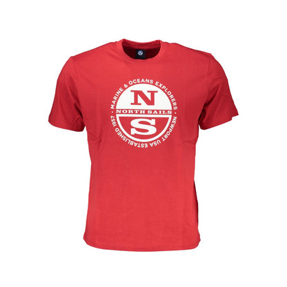 North Sails Red Cotton T-Shirt