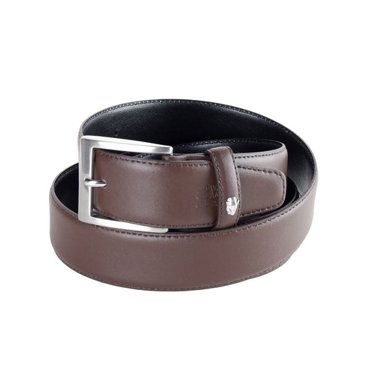 Cavalli Class Elegant Reversible Leather Belt - Dual Tone