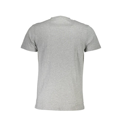 Cavalli Class Gray Cotton T-Shirt