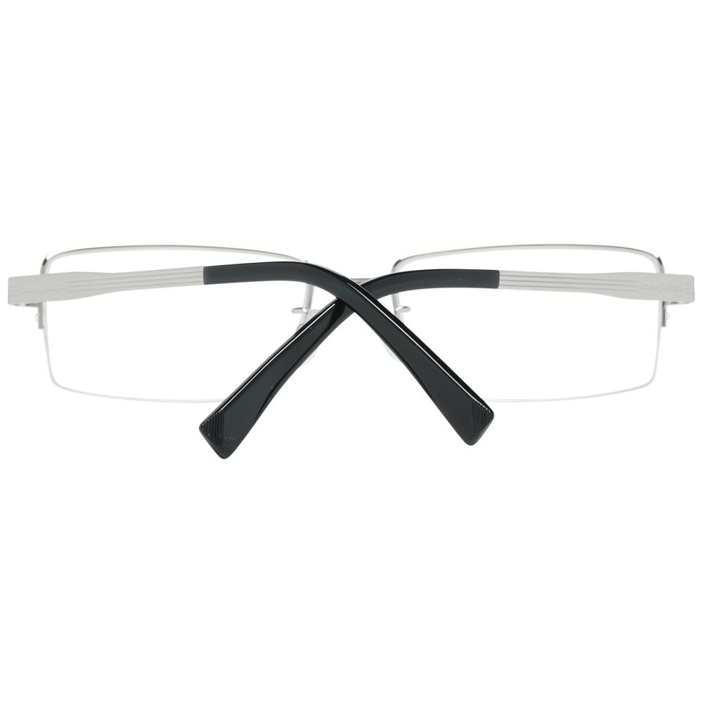 Ermenegildo Zegna Silver Men Optical Frames