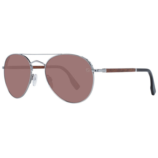 Zegna Couture Gray Men Sunglasses