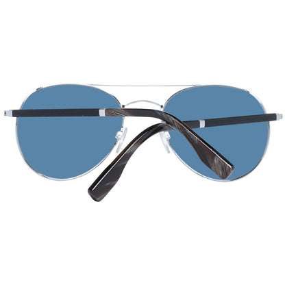 Zegna Couture Silver Men Sunglasses