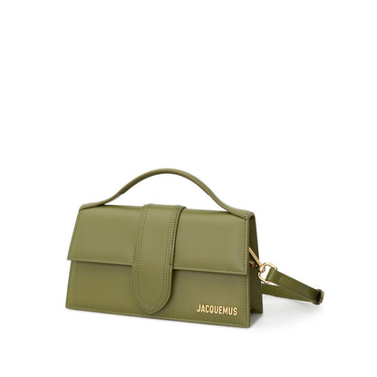 Jacquemus Green Leather Shoulder Bag