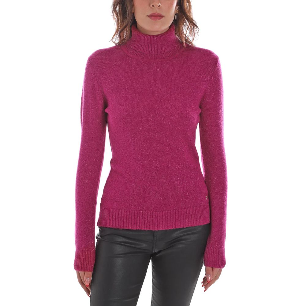 Yes Zee Fuchsia Viscose Sweater