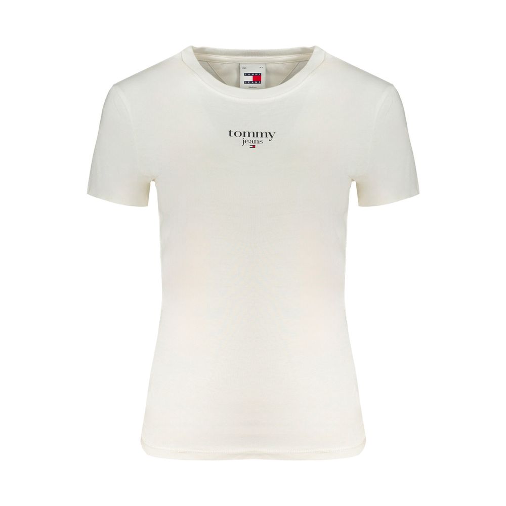 Tommy Hilfiger White Cotton Tops & T-Shirt