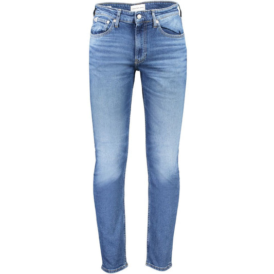 Calvin Klein Blue Cotton Jeans & Pant