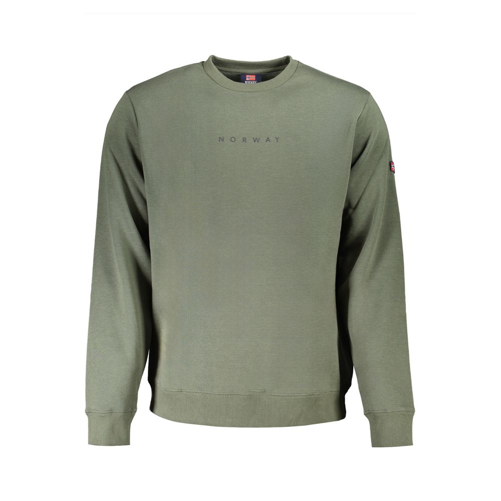 Norway 1963 Green Cotton Men Sweater