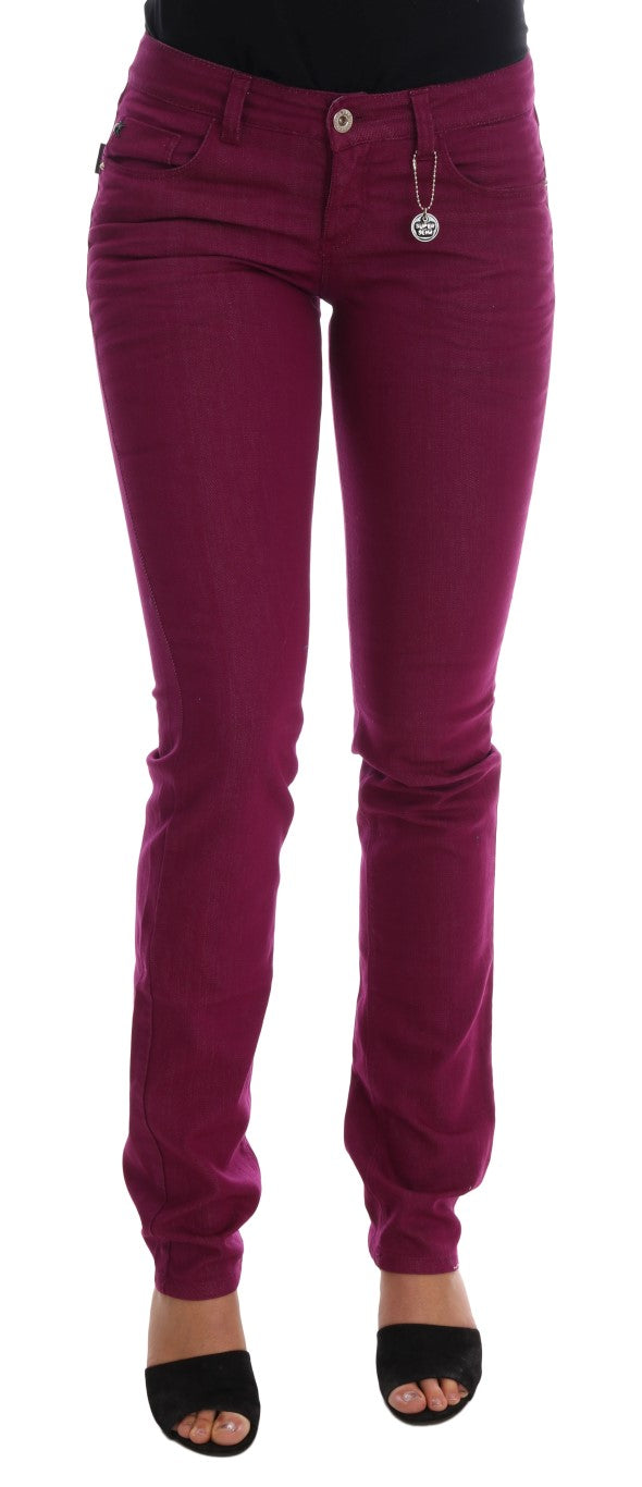 National Costume Elegant Purple Super Slim Jeans