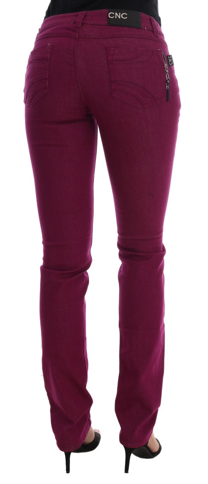 National Costume Elegant Purple Super Slim Jeans