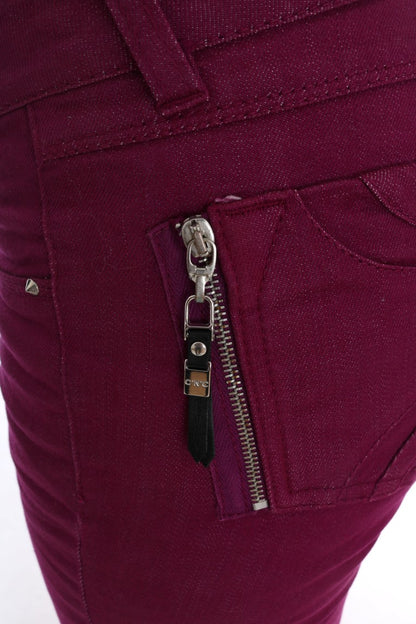 National Costume Elegant Purple Super Slim Jeans