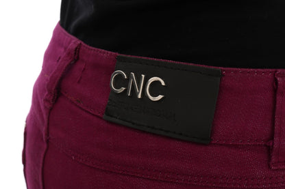 National Costume Elegant Purple Super Slim Jeans