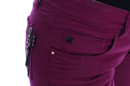 National Costume Elegant Purple Super Slim Jeans