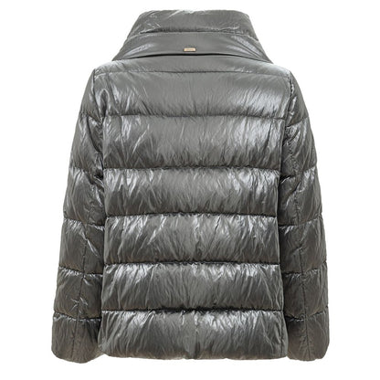 Herno Silver Viscose Jackets & Coat