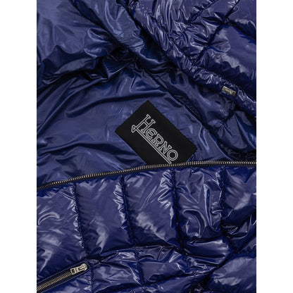 Herno Blue Polyamide Jackets & Coat