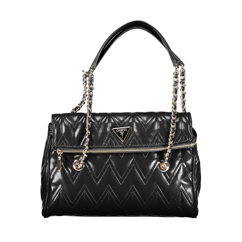 Guess Jeans Black Polyethylene Handbag