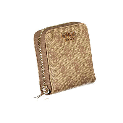 Guess Jeans Beige Polyethylene Wallet