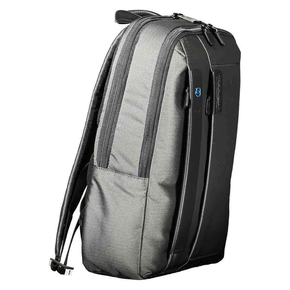 Piquadro Gray Polyester Backpack