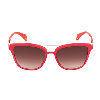 Police Orange Metal Sunglasses