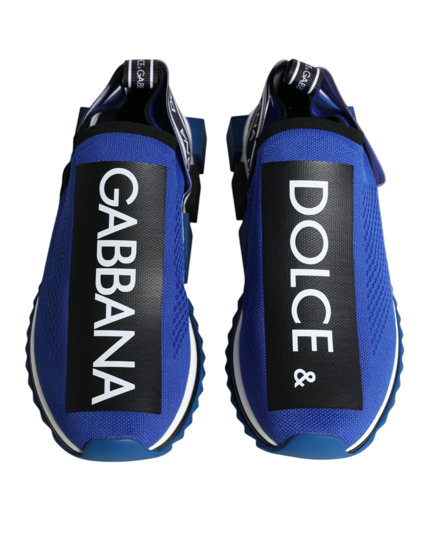 Dolce & Gabbana Blue Logo Low Top Sorrento Sneakers Shoes