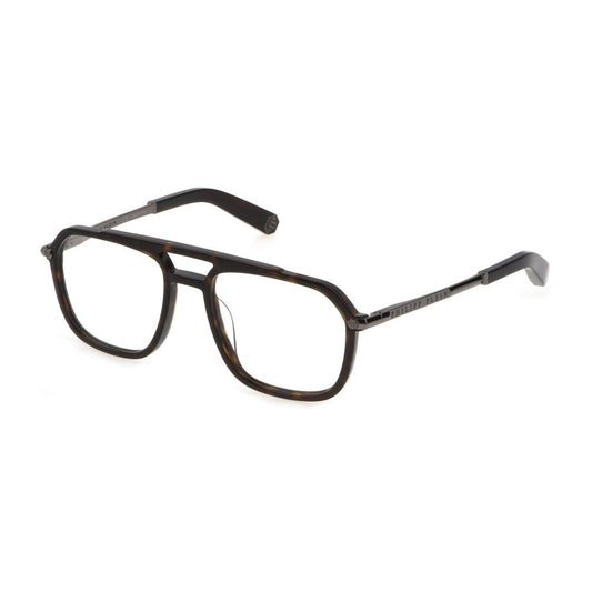 Philipp Plein Brown Acetate Frames