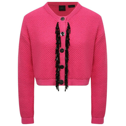 PINKO Fuchsia Cotton Sweater