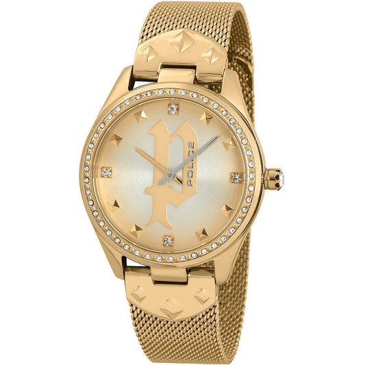 Police Gold Stainless Steel Watch