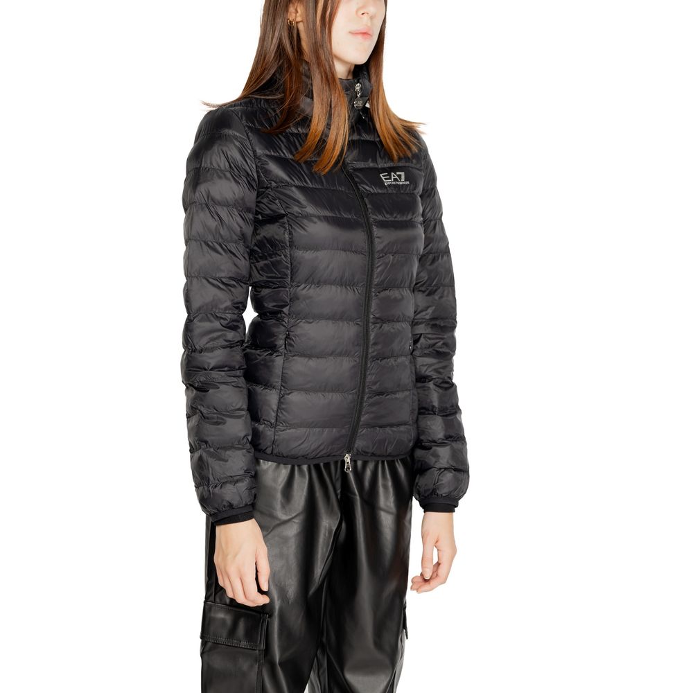 EA7 Emporio Armani Black Polyamide Jackets & Coat