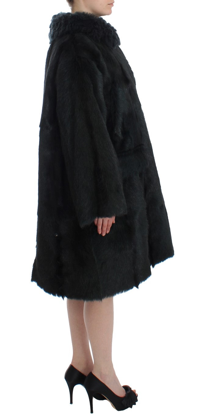 Dolce &amp; Gabbana Exquisite Shearling Coat Jacket