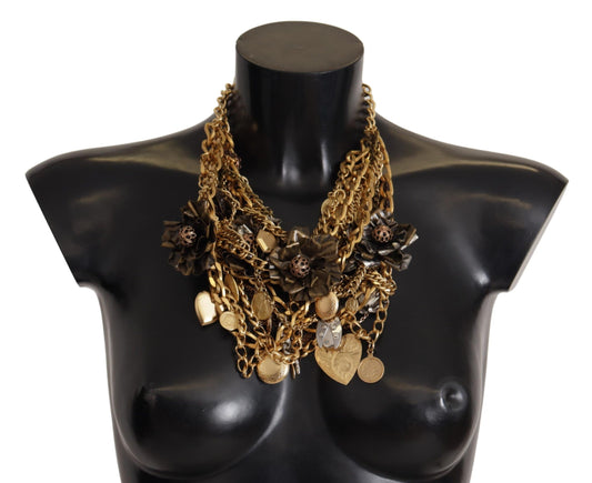 Dolce & Gabbana Sicilian Glamour Gold Statement Necklace