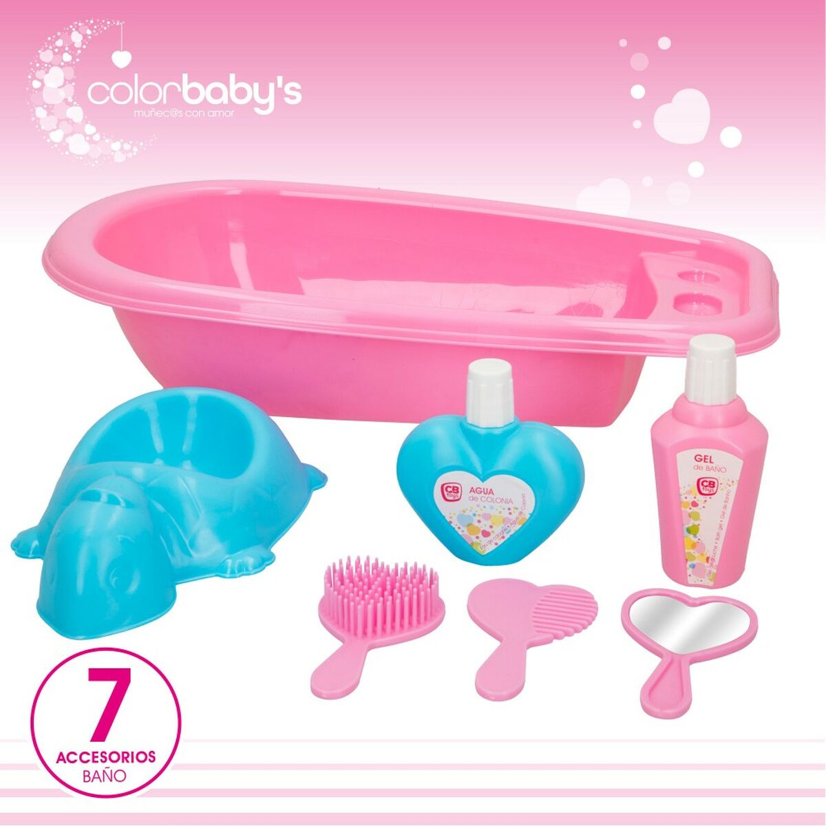 Accessoires pour poupées Colorbaby Poupée Bébé 20 Pièces 39 x 9,5 x 21,5 cm 6 Unités