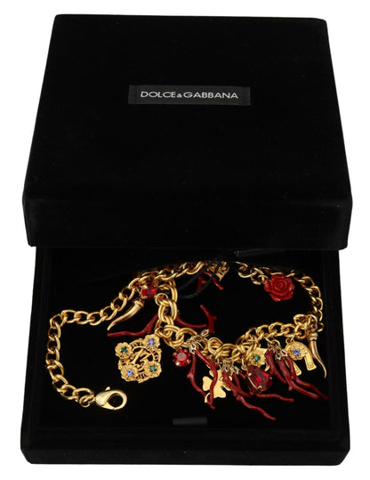 Dolce &amp; Gabbana Opulent Multicolor Crystal Statement Necklace